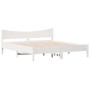 Estructura de cama con cabecero madera de pino blanco 200x200cm de , Camas y somieres - Ref: Foro24-3216358, Precio: 219,99 €...