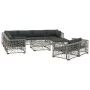 10-piece garden furniture set and gray synthetic rattan cushions by vidaXL, Garden sets - Ref: Foro24-46810, Price: 1,00 €, D...