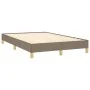 Taupe gray fabric bed frame 120x190 cm by , Beds and slatted bases - Ref: Foro24-379493, Price: 91,75 €, Discount: %