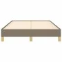 Taupe gray fabric bed frame 120x190 cm by , Beds and slatted bases - Ref: Foro24-379493, Price: 91,75 €, Discount: %
