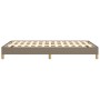 Estructura de cama tela gris taupe 120x190 cm de , Camas y somieres - Ref: Foro24-379493, Precio: 93,11 €, Descuento: %