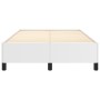 Bettgestell aus weißem Kunstleder, 120 x 190 cm von , Betten und Lattenroste - Ref: Foro24-379523, Preis: 102,95 €, Rabatt: %