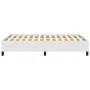 Estructura de cama cuero sintético blanco 120x190 cm de , Camas y somieres - Ref: Foro24-379523, Precio: 101,51 €, Descuento: %
