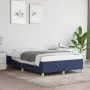 Blauer Stoffbettrahmen 120x190 cm von , Betten und Lattenroste - Ref: Foro24-379521, Preis: 94,84 €, Rabatt: %