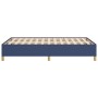 Estructura de cama tela azul 120x190 cm de , Camas y somieres - Ref: Foro24-379521, Precio: 112,35 €