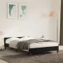 Bettgestell mit schwarzem Samtkopfteil 120x190 cm von , Betten und Lattenroste - Ref: Foro24-379549, Preis: 112,03 €, Rabatt: %