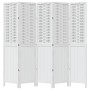 White Paulownia solid wood 5-panel dividing screen by , Room dividers - Ref: Foro24-358726, Price: 149,75 €, Discount: %
