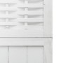 White Paulownia solid wood 5-panel dividing screen by , Room dividers - Ref: Foro24-358726, Price: 149,75 €, Discount: %
