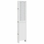 Biombo separador de 6 paneles madera maciza Paulownia blanco de , Divisores de ambientes - Ref: Foro24-358730, Precio: 155,28...