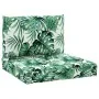 Cushions for pallets 2 units leaf print fabric by , Cushions for chairs and sofas - Ref: Foro24-379140, Price: 56,79 €, Disco...