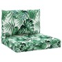 Kissen für Paletten, 2 Stück, Stoff mit Blattmuster von , Kissen für Stühle und Sofas - Ref: Foro24-379140, Preis: 58,13 €, R...