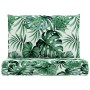 Cushions for pallets 2 units leaf print fabric by , Cushions for chairs and sofas - Ref: Foro24-379140, Price: 58,13 €, Disco...