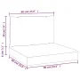 Cushions for pallets 2 units leaf print fabric by , Cushions for chairs and sofas - Ref: Foro24-379140, Price: 56,79 €, Disco...