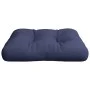 Marineblaues Paletten-Sofakissen aus Stoff, 50 x 50 x 12 cm von , Kissen für Stühle und Sofas - Ref: Foro24-377823, Preis: 22...