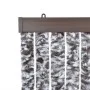 Brauner und beiger Chenille-Fliegenvorhang, 100 x 200 cm von , Moskitonetze für Fenster - Ref: Foro24-377373, Preis: 63,39 €,...