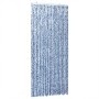 Blau-weißer Chenille-Fliegenvorhang, 100 x 200 cm von , Moskitonetze für Fenster - Ref: Foro24-377371, Preis: 61,40 €, Rabatt: %