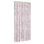 Silver gray and pink chenille fly curtain 100x220 cm by , Mosquito nets for windows - Ref: Foro24-377365, Price: 61,08 €, Dis...