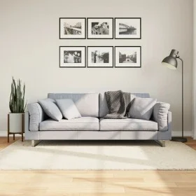 OVIEDO beige short pile rug 140x200 cm by , Rugs - Ref: Foro24-375491, Price: 64,09 €, Discount: %
