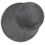 Short pile rug OVIEDO anthracite gray Ø 120 cm by , Rugs - Ref: Foro24-375479, Price: 57,33 €, Discount: %