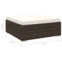 Sectional footstool with cushion 1 pcs brown synthetic rattan by vidaXL, Modular outdoor sofas - Ref: Foro24-46801, Price: 95...