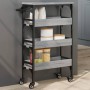 Sonoma grauer Küchenwagen aus Holzwerkstoff, 53 x 20 x 76 cm von , Küchen- und Speisewagen - Ref: Foro24-842354, Preis: 57,05...