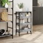 Sonoma gray engineered wood kitchen cart 53x20x76 cm by , Kitchen and dining carts - Ref: Foro24-842354, Price: 55,96 €, Disc...