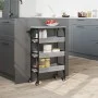 Sonoma gray engineered wood kitchen cart 53x20x76 cm by , Kitchen and dining carts - Ref: Foro24-842354, Price: 55,96 €, Disc...