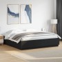 Bed frame with LED lights black engineered wood 180x200cm by , Beds and slatted bases - Ref: Foro24-3209591, Price: 189,75 €,...