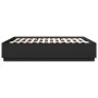 Bed frame with LED lights black engineered wood 180x200cm by , Beds and slatted bases - Ref: Foro24-3209591, Price: 187,40 €,...