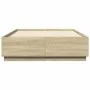 Estructura de cama madera de ingeniería roble Sonoma 150x200 cm de , Camas y somieres - Ref: Foro24-3209697, Precio: 149,68 €...
