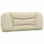 Estructura de cama con luces LED tela crema 100x200 cm de , Camas y somieres - Ref: Foro24-3213688, Precio: 163,20 €, Descuen...