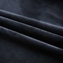 Cortinas opacas con ganchos 2 pzas terciopelo negro 140x175 cm