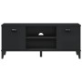 VIKEN shoe bench black engineered wood 106x35x45 cm by , Shoe racks and shoe organizers - Ref: Foro24-374933, Price: 107,46 €...