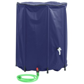 Depósito de agua plegable con grifo PVC 750 l