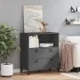 VIKEN bookcase in anthracite gray engineered wood 80x40x90 cm by , Bookcases and shelves - Ref: Foro24-374946, Price: 145,26 ...