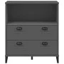 VIKEN bookcase in anthracite gray engineered wood 80x40x90 cm by , Bookcases and shelves - Ref: Foro24-374946, Price: 145,26 ...
