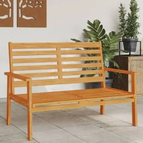 Solid acacia wood garden sofa bench 120 cm by , garden benches - Ref: Foro24-366377, Price: 116,92 €, Discount: %