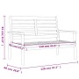 Gartensofabank aus massivem Akazienholz, 120 cm von , Gartenbänke - Ref: Foro24-366377, Preis: 127,98 €, Rabatt: %