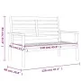 Gartensofabank aus massivem Akazienholz, 120 cm von , Gartenbänke - Ref: Foro24-366377, Preis: 116,92 €, Rabatt: %