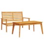 Set de muebles de jardín madera maciza de acacia