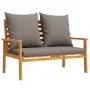 Set de muebles de jardín con cojines madera maciza acacia de , Conjuntos de jardín - Ref: Foro24-366382, Precio: 226,20 €, De...