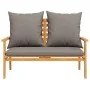 Set de muebles de jardín con cojines madera maciza acacia de , Conjuntos de jardín - Ref: Foro24-366382, Precio: 226,20 €, De...