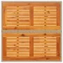 Gartentisch synthetisches Rattan beige Akazienholz 80x80x75 cm von , Gartentische - Ref: Foro24-368133, Preis: 85,15 €, Rabat...