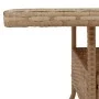 Garden table synthetic rattan beige acacia wood 80x80x75 cm by , Garden tables - Ref: Foro24-368133, Price: 85,05 €, Discount: %