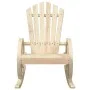Adirondack Gartenschaukelstuhl aus massivem Tannenholz von , Gartenstühle - Ref: Foro24-365093, Preis: 156,73 €, Rabatt: %