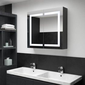 Bathroom cabinet with LED mirror 80x12.2x68 cm by vidaXL, bathroom vanities - Ref: Foro24-325545, Price: 173,01 €, Discount: %