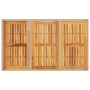 Garden table PE rattan and beige acacia wood 150x90x75 cm by , Garden tables - Ref: Foro24-368127, Price: 143,82 €, Discount: %