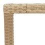 Garden table PE rattan and beige acacia wood 150x90x75 cm by , Garden tables - Ref: Foro24-368127, Price: 151,76 €, Discount: %