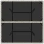 Garden table glass surface and gray PE rattan 80x80x75 cm by , Garden tables - Ref: Foro24-368131, Price: 81,34 €, Discount: %