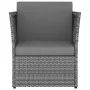 Garden chair with anthracite gray synthetic rattan stool by vidaXL, Garden chairs - Ref: Foro24-48193, Price: 150,96 €, Disco...